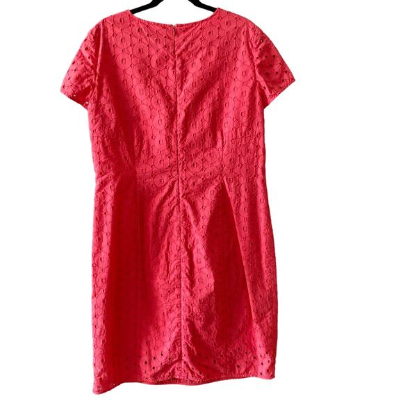 Brooks Brothers Eyelet Short Sleeve Knee Length Dress size 16 - Picture 2 of 13